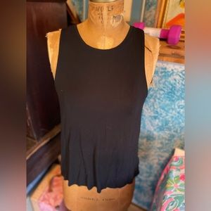 A New Day High Neck Black Tank size small